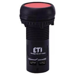 Моноблочна утоплена кнопка ETI 004771450 ECF-10-R (1NO червона)