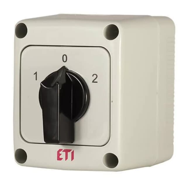 Кулачковий перемикач в корпусі ETI CS 25 53 PN (3p «1-0-2» IP65 25A) (4773197)
