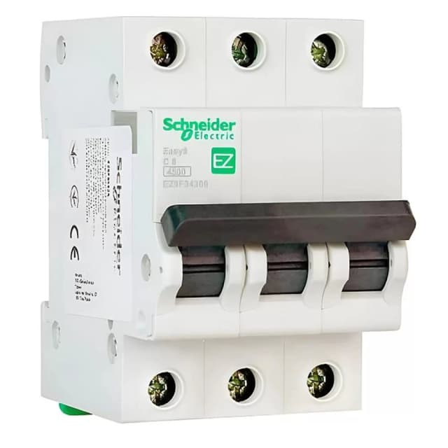 Автоматичний вимикач EZ9 3p 25A C Easy9 Schneider Electric (EZ9F34325)
