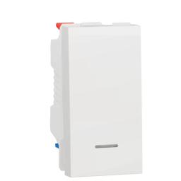 Одноклавішний перемикач Schneider Electric NU310318S с нейтралью 10А 1М (білий)