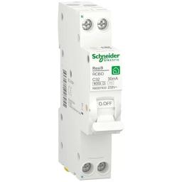Диференціальний автомат Schneider Electric Resi9 RCBO 32A C 1P+N 30mA АС 6kA (R9D87632)