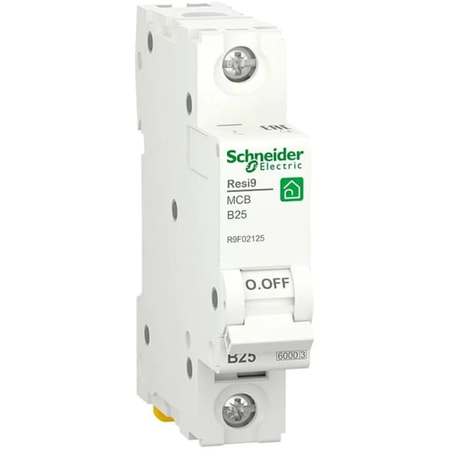 Автоматичний вимикач Schneider Electric RESI9 6кА 1P 25A B (R9F02125)