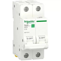Автоматичний вимикач Schneider Electric RESI9 6кА 2P 10A C (R9F12210)