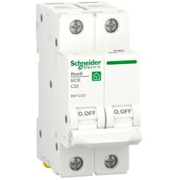 Автоматичний вимикач Schneider Electric RESI9 6кА 2P 32A C (R9F12232)