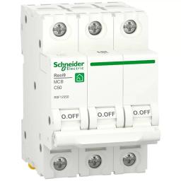 Автоматичний вимикач Schneider Electric RESI9 6кА 3P 50A C (R9F12350)