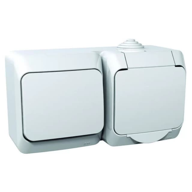 Розетка з вимикачем Cedar Plus