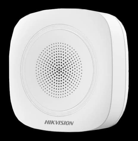 Бездротова внутрішня сирена Hikvision DS-PS1-I-WE-Red (червоне підсвічування)