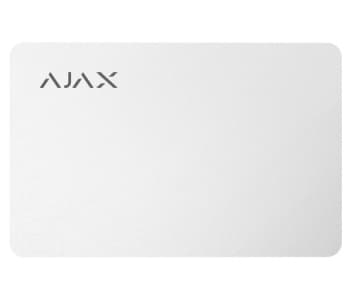 Безконтактна картка керування Ajax Pass white (3pcs)