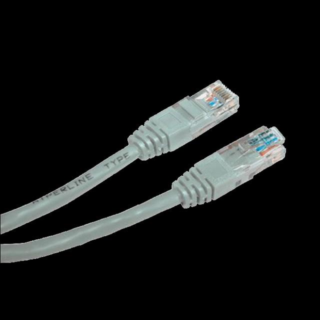 сірий Патч-корд E-server UTP, 0.5 м, кат. 5e