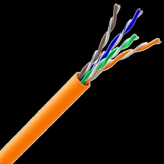 Кабель вита пара ЗЗКМ (UTP мідь безгалогенний LSZH) Cat. 5e U/UTP LSZH 4х2х24 AWG (7091010) бухта 305м
