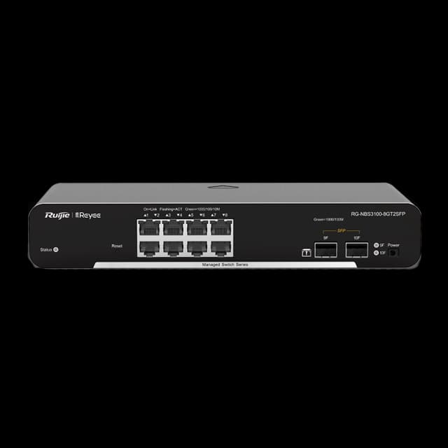 Комутатор 8 портів керований Ruijie RG-NBS3100-8GT2SFP L2