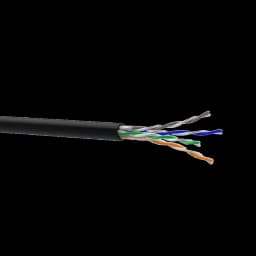 мідь зовнішній ЗЗКМ Кабель Cat. 5e U/UTP 4x2x24 AWG PE (К)(70910031) бухта 500м.