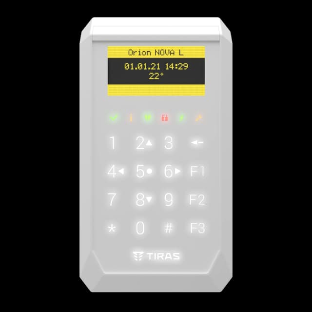 Сенсорна OLED клавіатура Тірас Tiras K-PAD OLED (white)