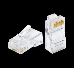 Конектор RJ45 кат.6 8P8C 50 мк упаковка 100 шт. Hypernet P88U-C6