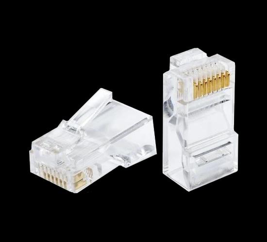 Конектор RJ45 кат.6 8P8C 50 мк упаковка 100 шт. Hypernet P88U-C6