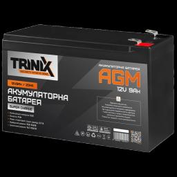 Свинцево-кислотна акумуляторна батарея TRINIX SUPER CHARGE 9А•г 12В