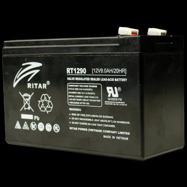 Свинцево-кислотна акумуляторна батарея Ritar RT1290 9А•г 12В