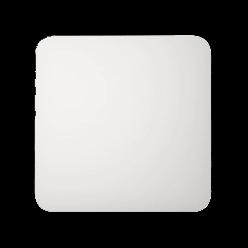 Кнопка Ajax SoloButton (1-gang/2-way) [55] white для одноклавішного чи прохідного вимикача