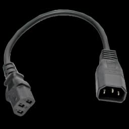Шнур живлення Kingda С13-C14, 0.3 м, 0.75 мм2
