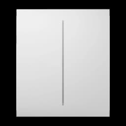 Ajax CenterButton (1-gang) (білий)