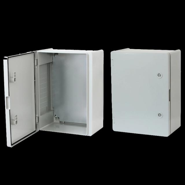 Щит з монтажною панеллю, опалові дверцята, IP 65 ERKA 024