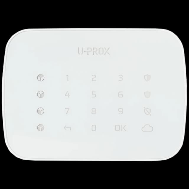 Бездротова сенсорна клавіатура для чотирьох груп U-Prox Keypad G4 White