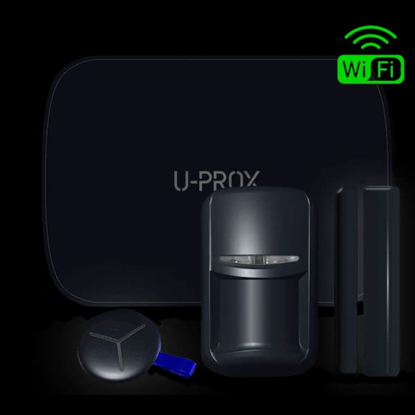 Комплект бездротової охоронної сигналізації U-Prox MP WiFi S Black