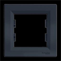 Рамка 1 пост антрацит горизонтальна Schneider Electric EPH5800171 Asfora