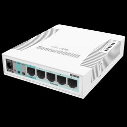 Комутатор 5 портів керований MikroTik RB260GS (CSS106-5G-1S)
