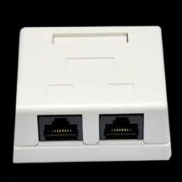 Розетка зовнішня EPNew 2хUTP, кат. 6, RJ45