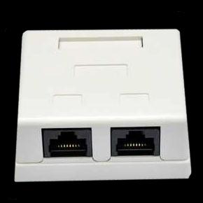 Розетка зовнішня EPNew 2хUTP, кат. 6, RJ45