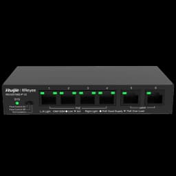 Комутатор 6 портів некерований Ruijie Reyee RG-ES106D-P V2 PoE