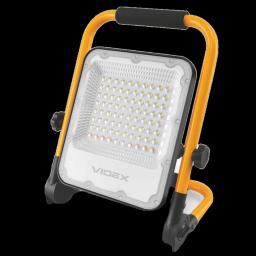 LED прожектор акумуляторний 50W 5000K 220V VIDEX PREMIUMVL-F2A-505