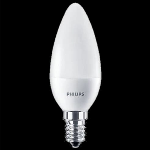 Лампочка 5W 500lm Philips Ecohome LED Candle E14 840B35