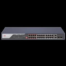 Комутатор 28 портів некерований Hikvision DS-3E0326P-E(C) PoE