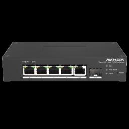 Комутатор 6 портів керований Hikvision DS-3T1306P-SI/HS PoE