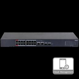 Комутатор 20 портів керований Dahua DH-CS4218-16ET-190 PoE