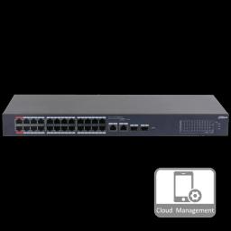 Комутатор 28 портів керований Dahua DH-CS4226-24ET-240 PoE