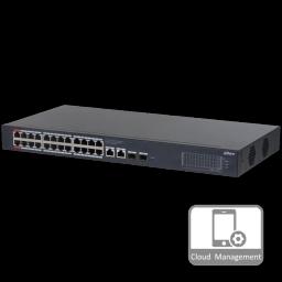Комутатор 26 портів керований Dahua DH-CS4228-24GT-240 PoE