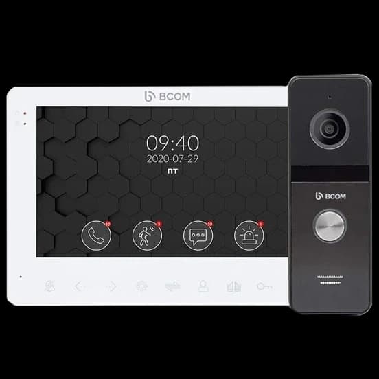 Комплект відеодомофона BCOM BD-780FHD White Kit