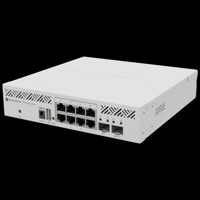 Комутатор 8 портів керований MikroTik CRS310-8G+2S+IN