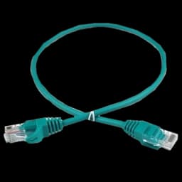 Патч-корд зелений 0.25м EServer UTP CAT5e