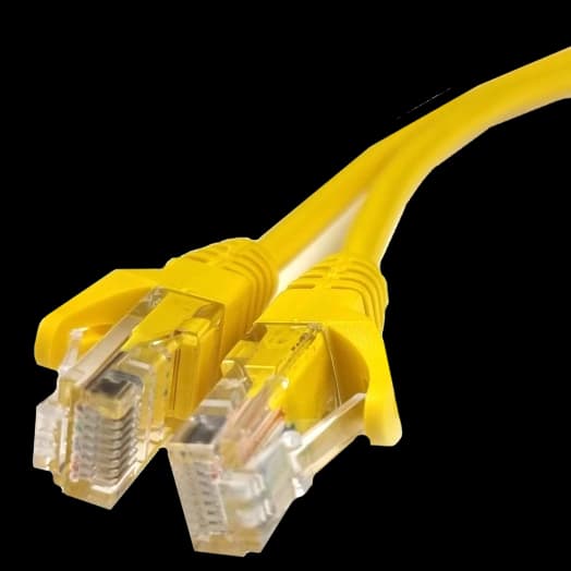 Патч-корд жовтий 1м UTP CAT5e
