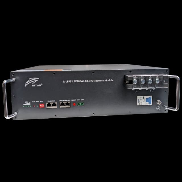 Акумуляторна батарея з bluetooth та автоматичним вимикачем Ritar R-LFP51.2V100AH