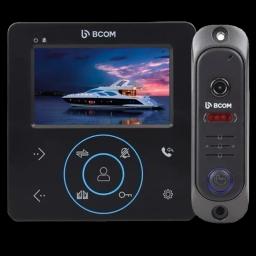 Комплект відеодомофона BCOM BD-480M Black Kit