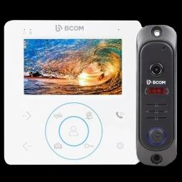 Комплект відеодомофона BCOM BD-480M White Kit