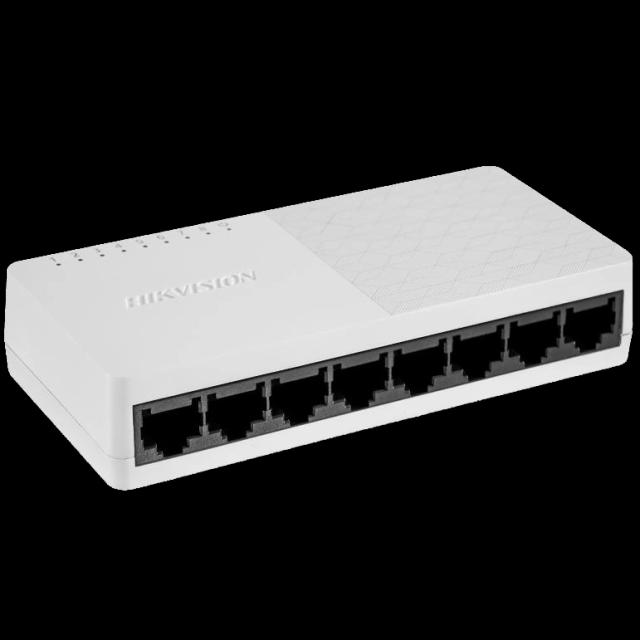 Комутатор 8 портів некерований Hikvision DS-3E0508D-O