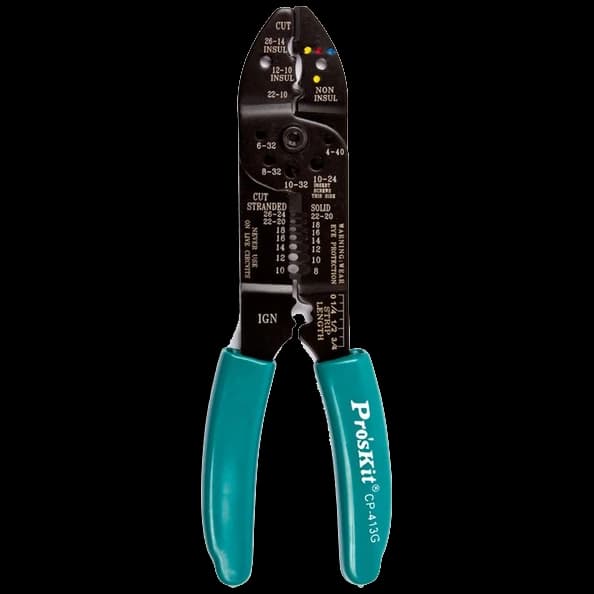 Інструмент для зачистки і ожиму кабелю Pro'sKit CP-413G