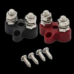 Подвійний набір клем M8 Victron Energy Dual Terminal Stud M8-linked set (1 red/1 black)