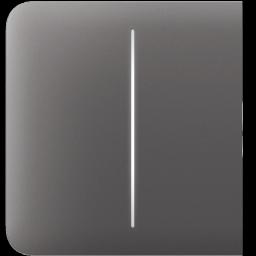 Ajax SideButton (2-gang) (сірий)
